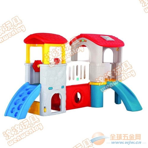 消防车积木玩具拼图过程